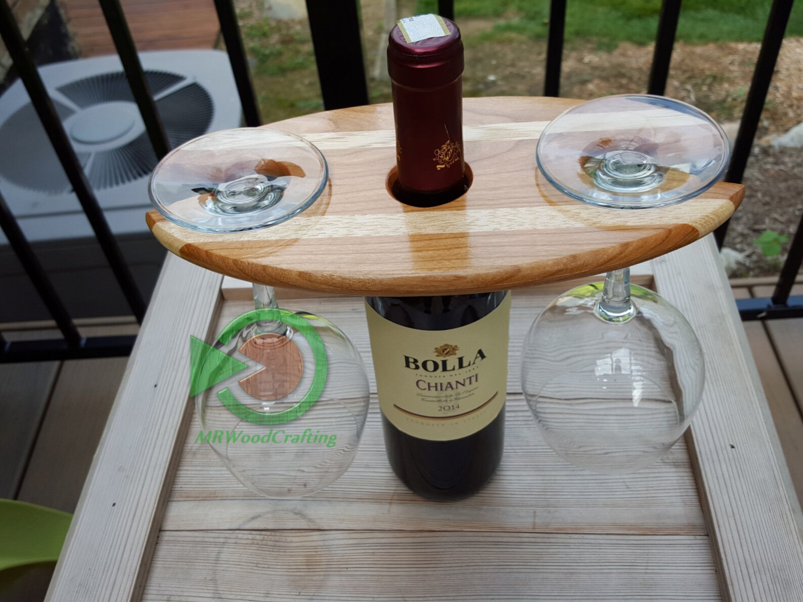 Wine and Glass Table & Bar Display Rack Etsy
