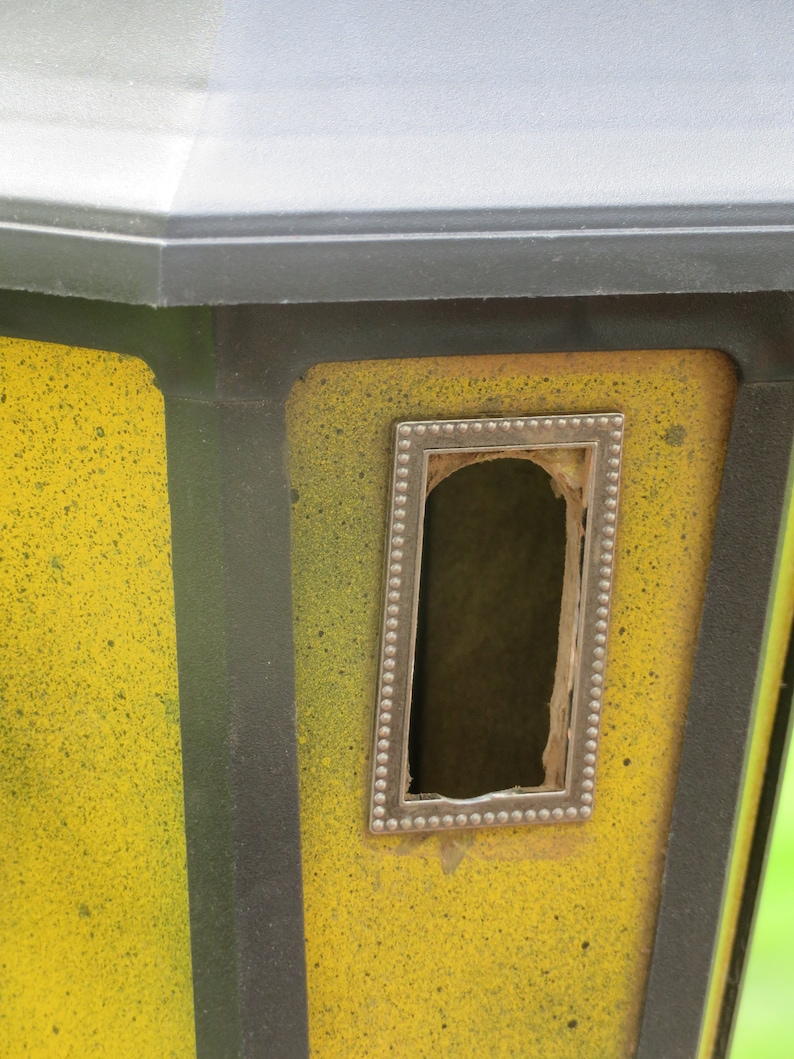 Birdhouse Bird House Made From a Lamp Post Light Fixture Upcycled