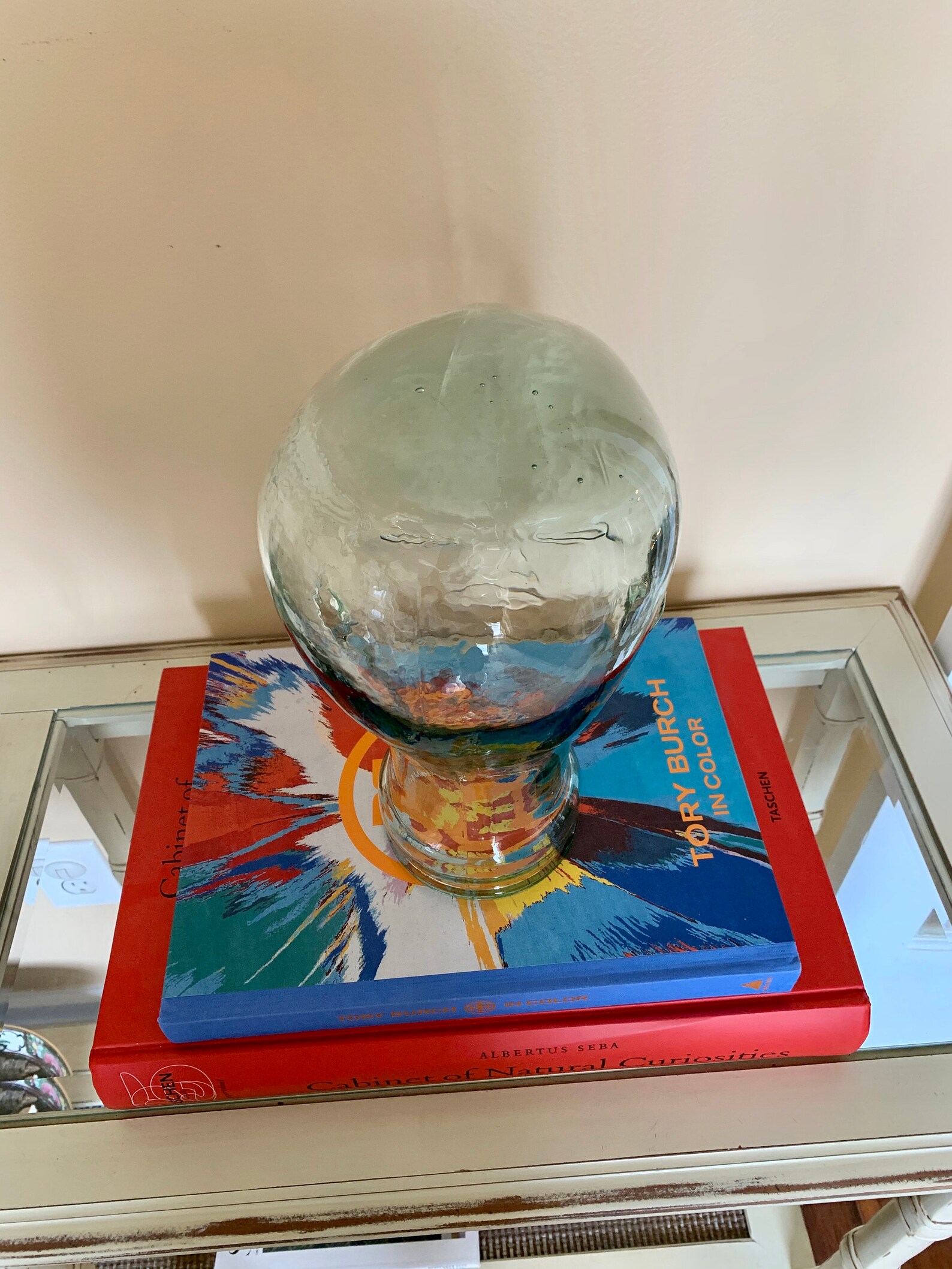 Vintage Green Glass Mannequin Head 1930s Life Size Glass Head Etsy