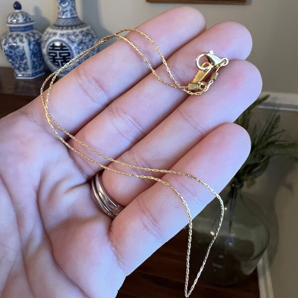 Dainty Gold Plated Snake Chain Necklace Chain