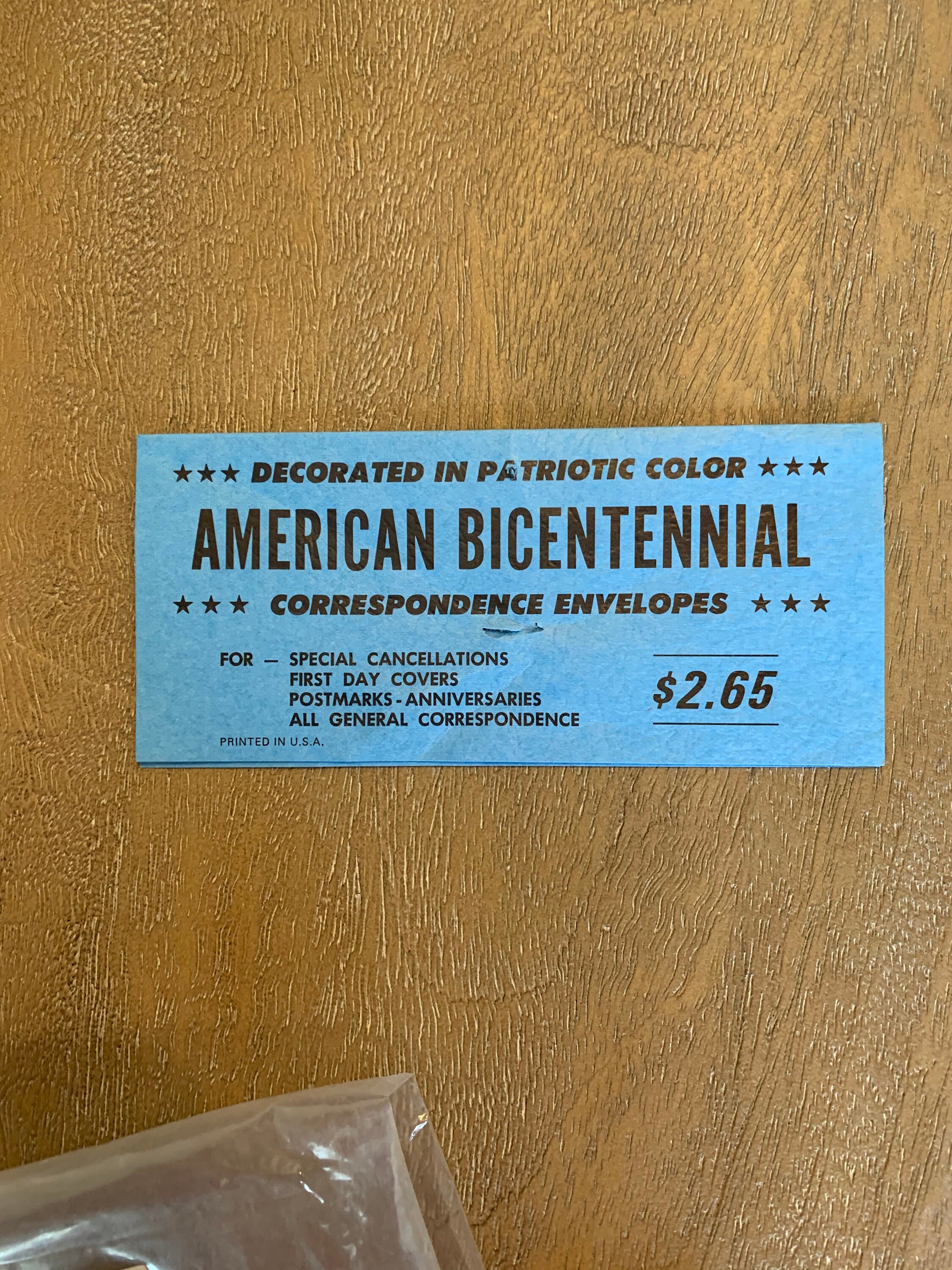 Vintage American Bicentennial Correspondence Envelopes 36 | Etsy