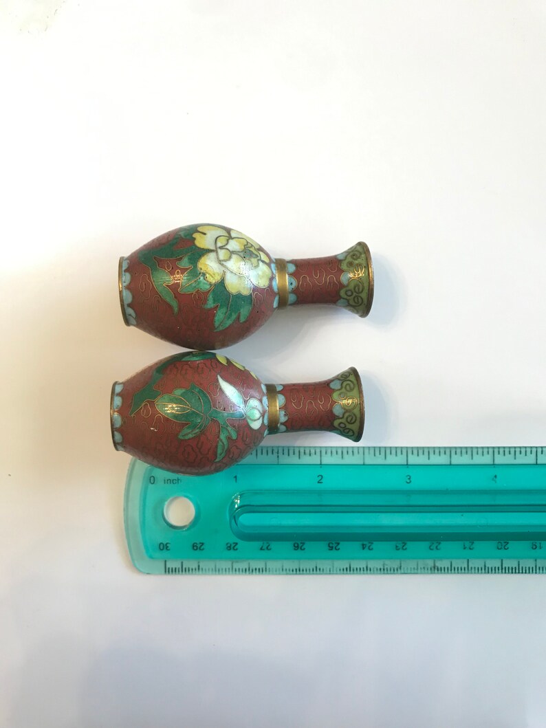 Vintage Chinese Cloisonn\u00e9 Vase