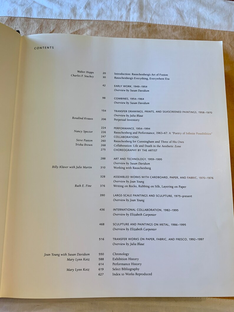 Robert Rauschenberg: A Retrospective, Livre relié, 1997, Artbook du musée Guggenheim, occasion image 6