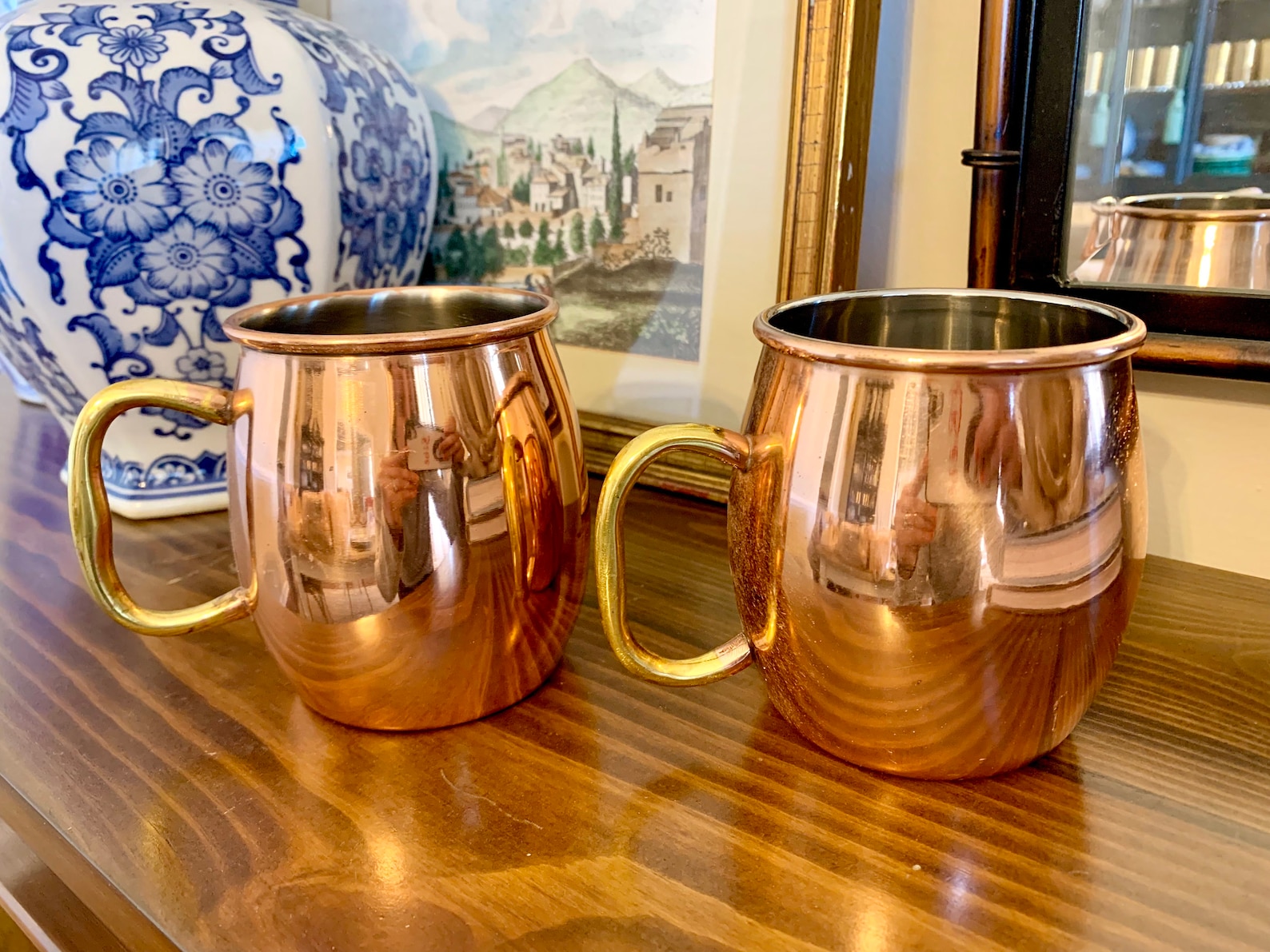 Pair of Godinger Copper Moscow Mule Mugs Etsy