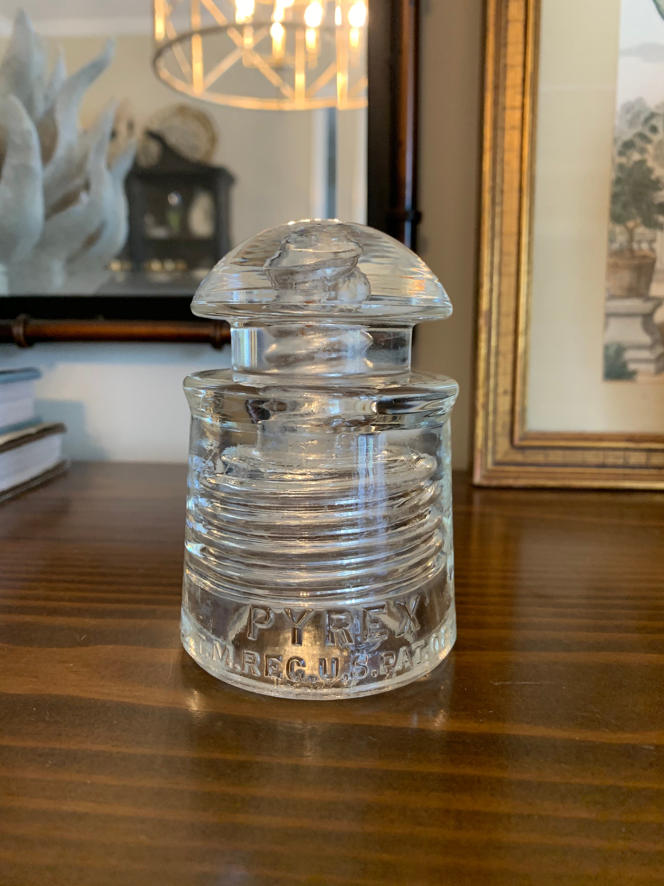 Antique Pyrex Insulator Pyrex Clear Glass Telephone Pole Etsy