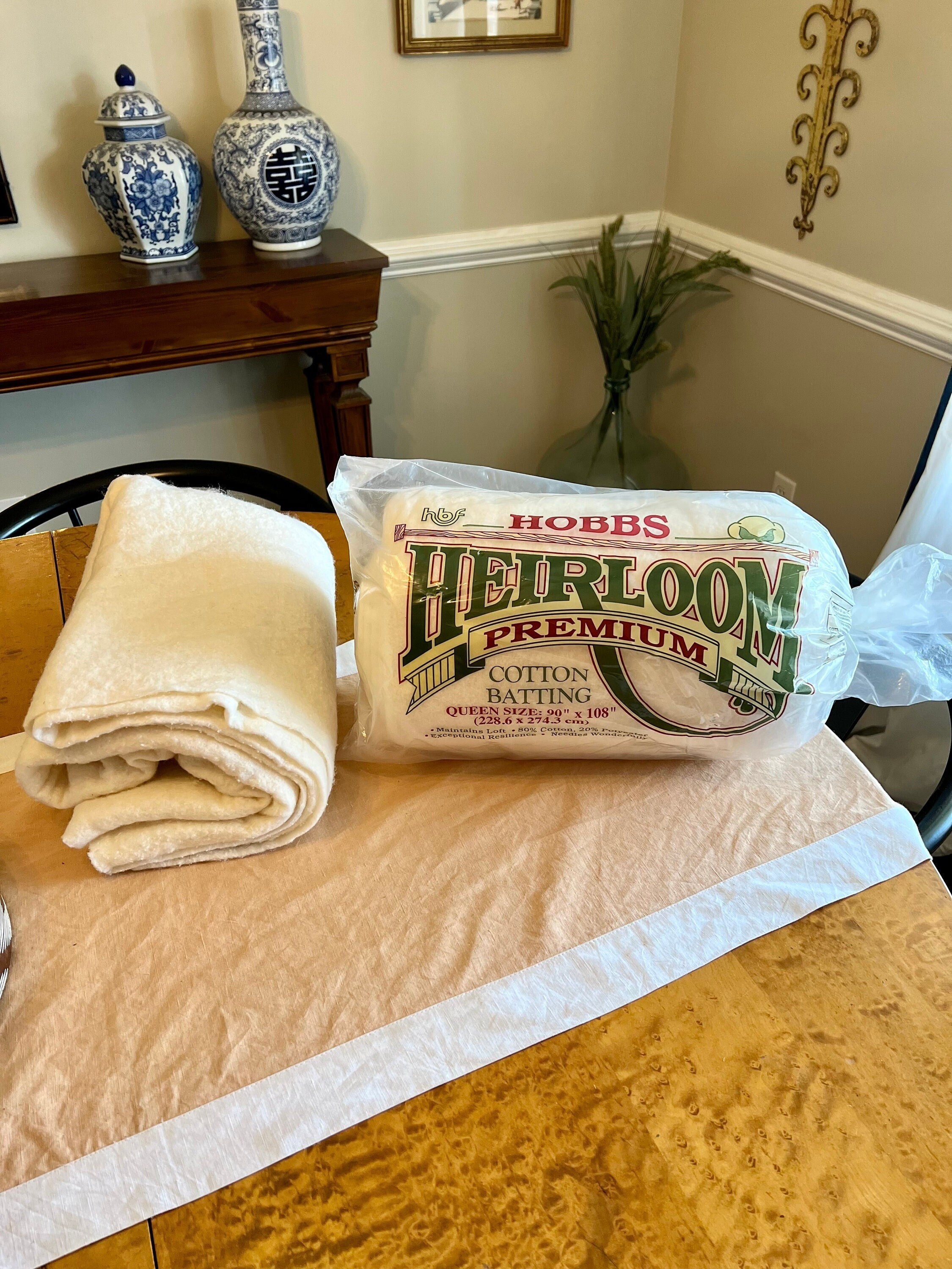 Hobbs Heirloom Premium 80/20 Cotton/poly Blend Batting Destash, Quilt  Batting Supplies 