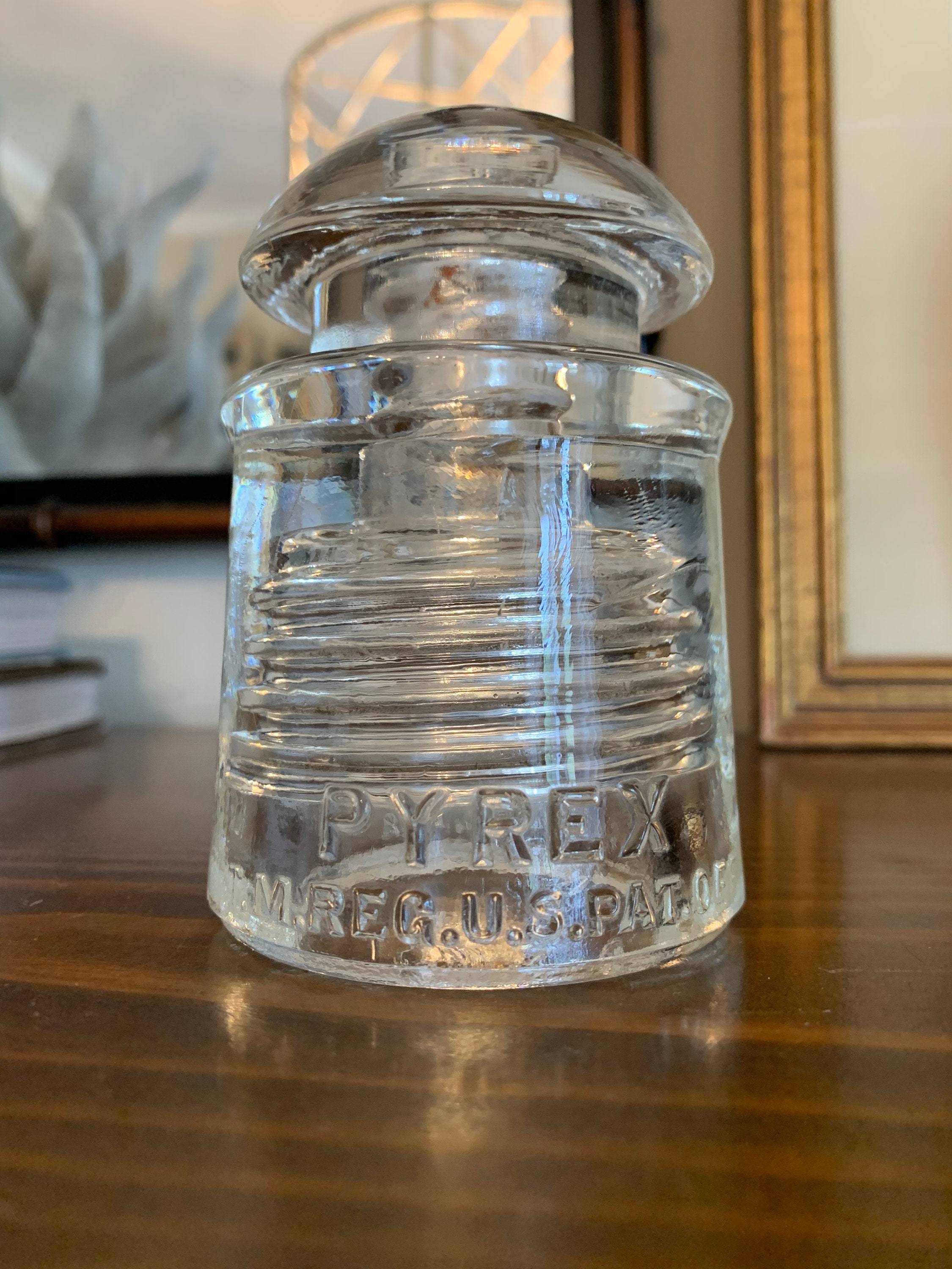 Antique Pyrex Insulator Pyrex Clear Glass Telephone Pole Etsy