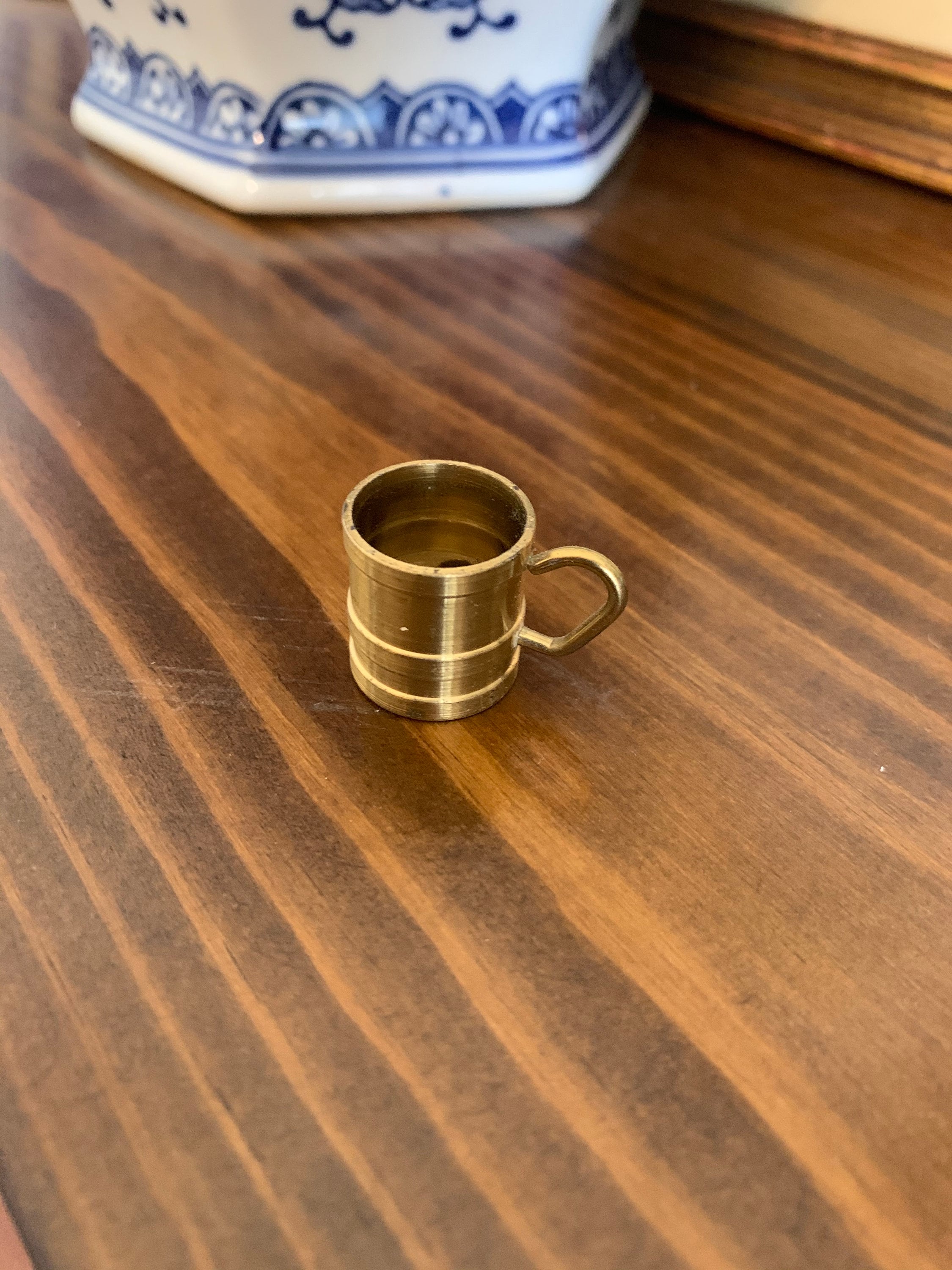 Taza en miniatura de latón holandés de 1950 hecha en Holanda Etsy España