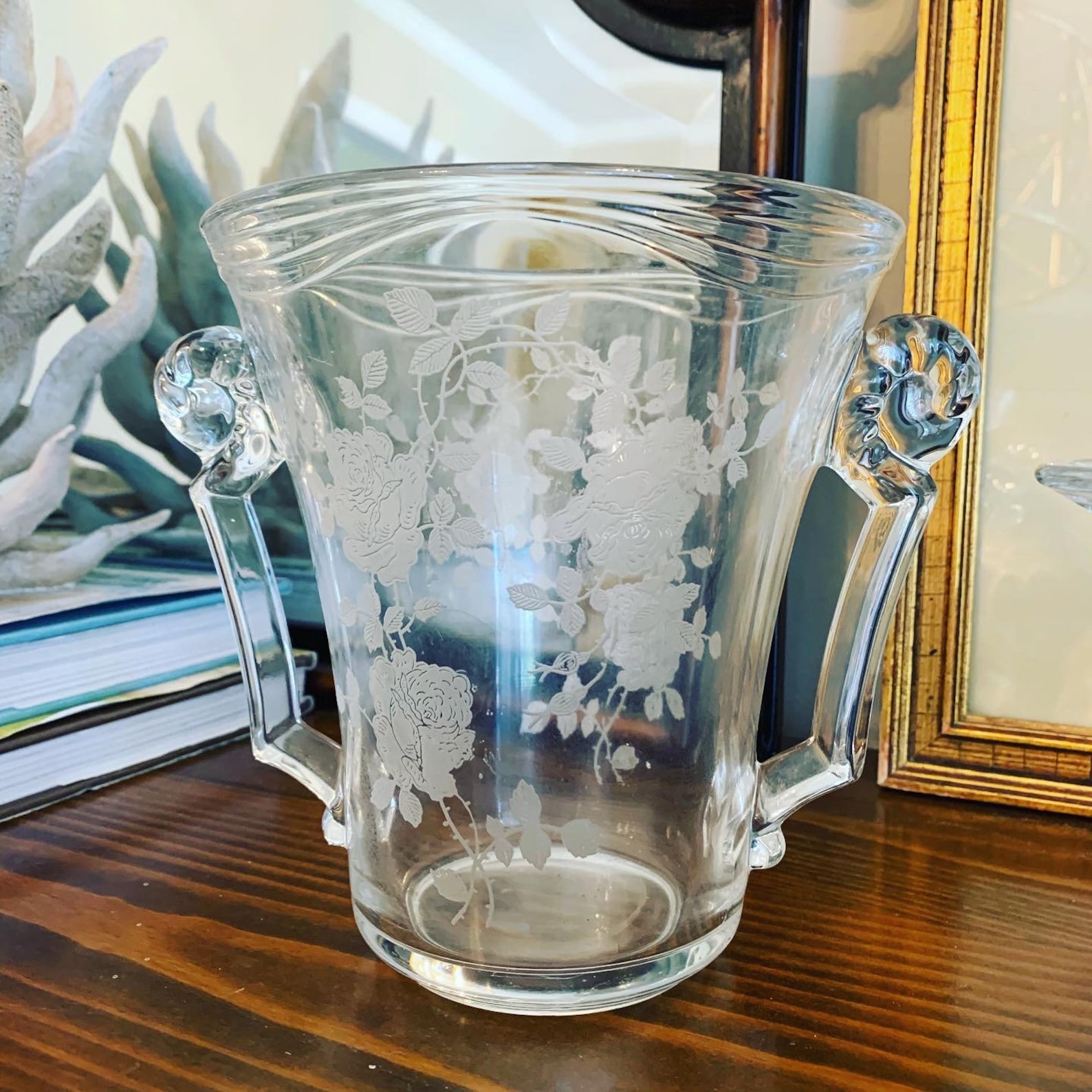 Antique Fostoria Willowmere Vase Fostoria 2 Handled Etsy