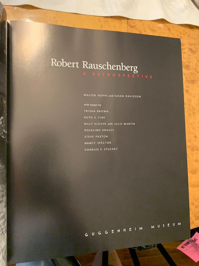 Robert Rauschenberg: A Retrospective, Livre relié, 1997, Artbook du musée Guggenheim, occasion image 4
