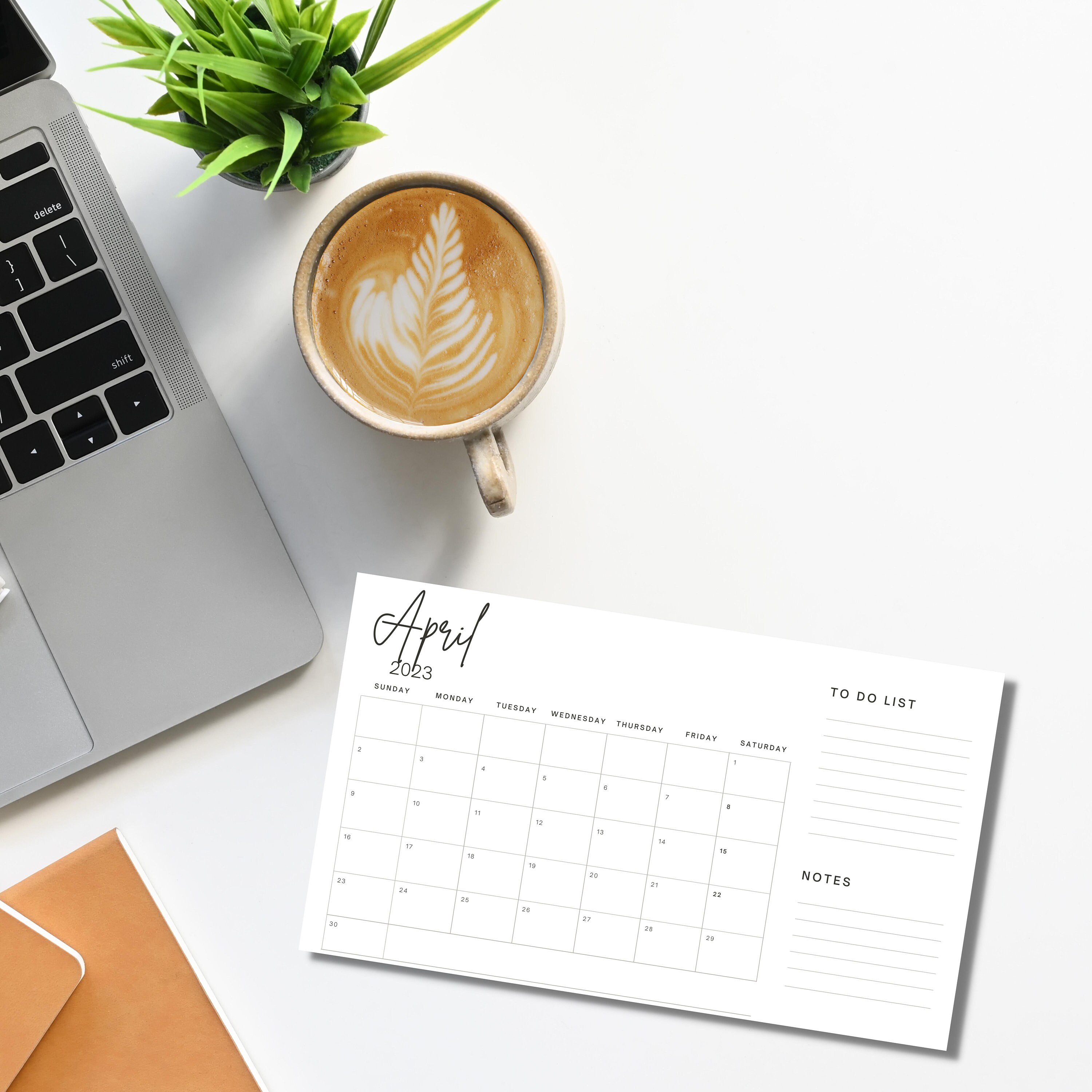 2023 Calendar Printable Desk Calendar 2023 Download Etsy Canada