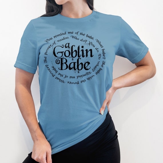 A Goblin Babe Women s Labyrinth T shirt In Ocean Blue Etsy