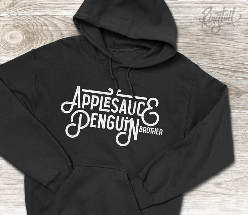 Applesauce Penguin Brother Damon Salvatore Hoodie for Etsy