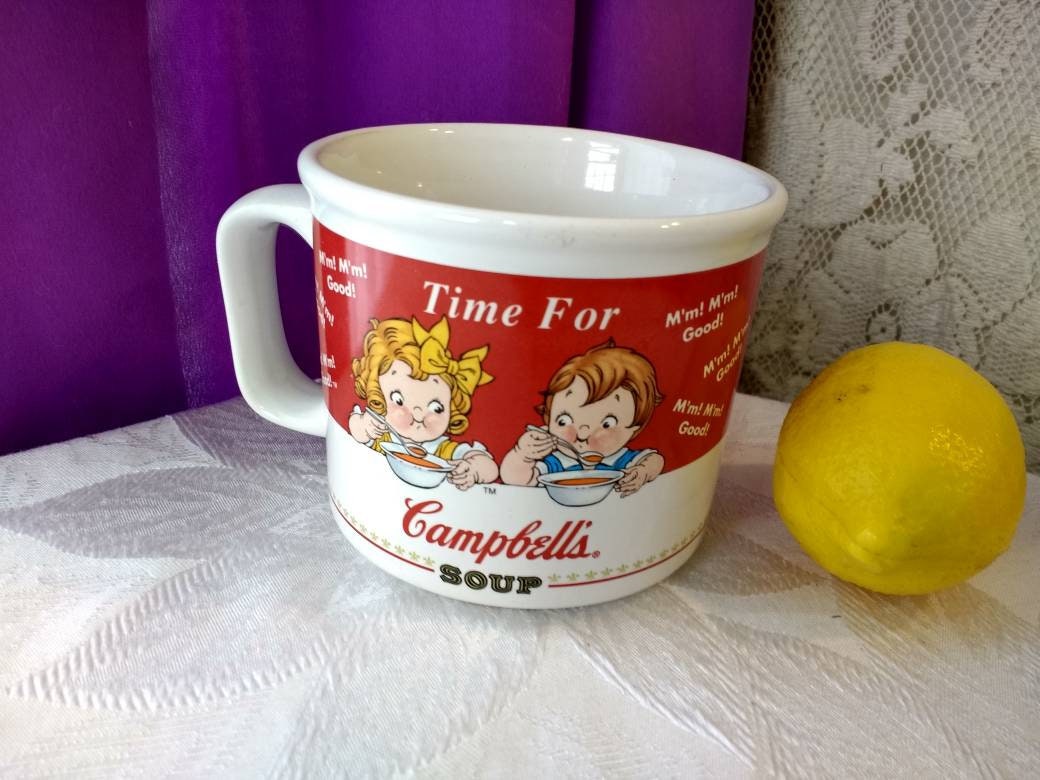 campbell soup mugs 1998