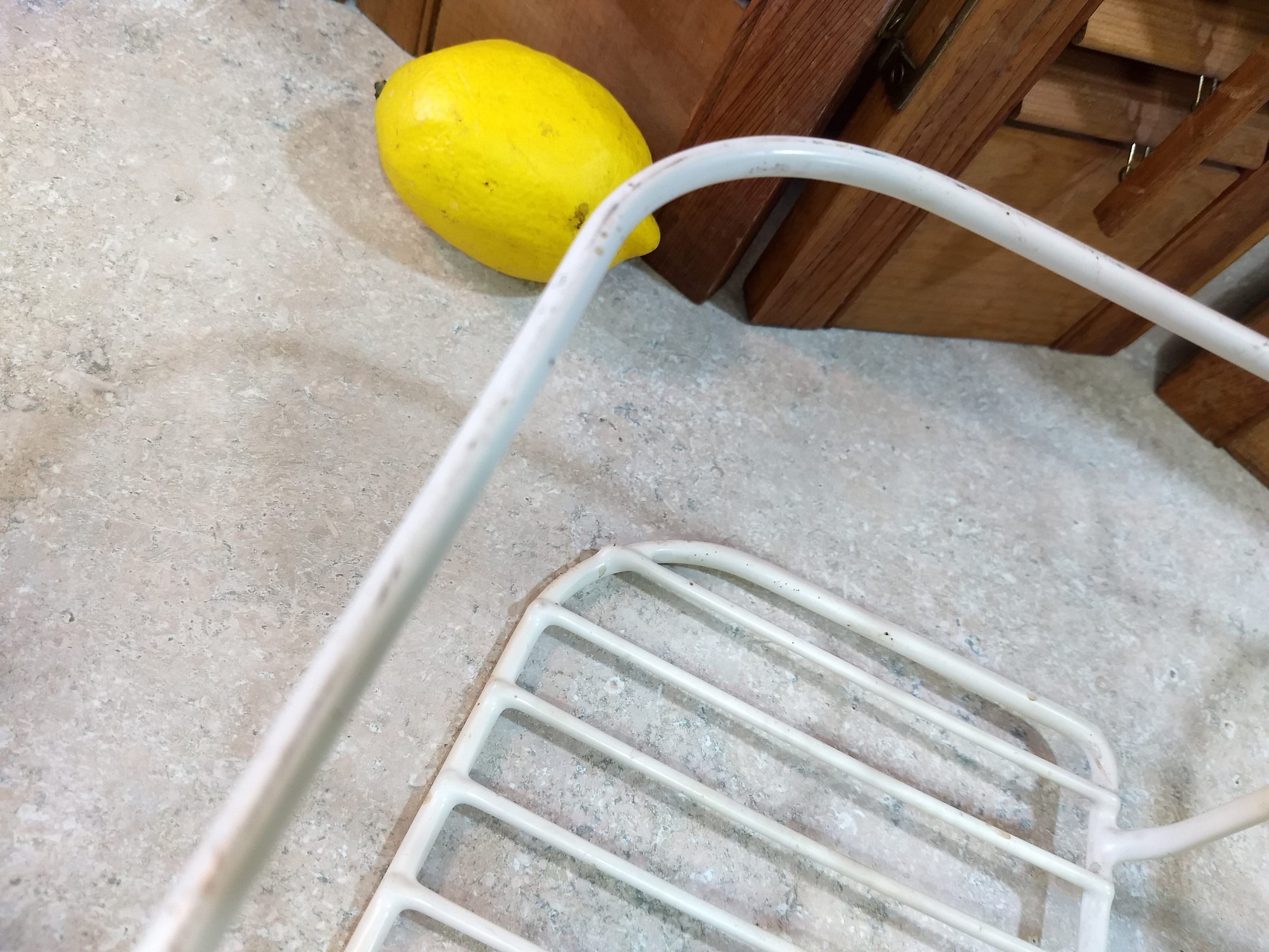 Rubbermaid White Dish Rack Mid Century Rubber Coated Wire ...
