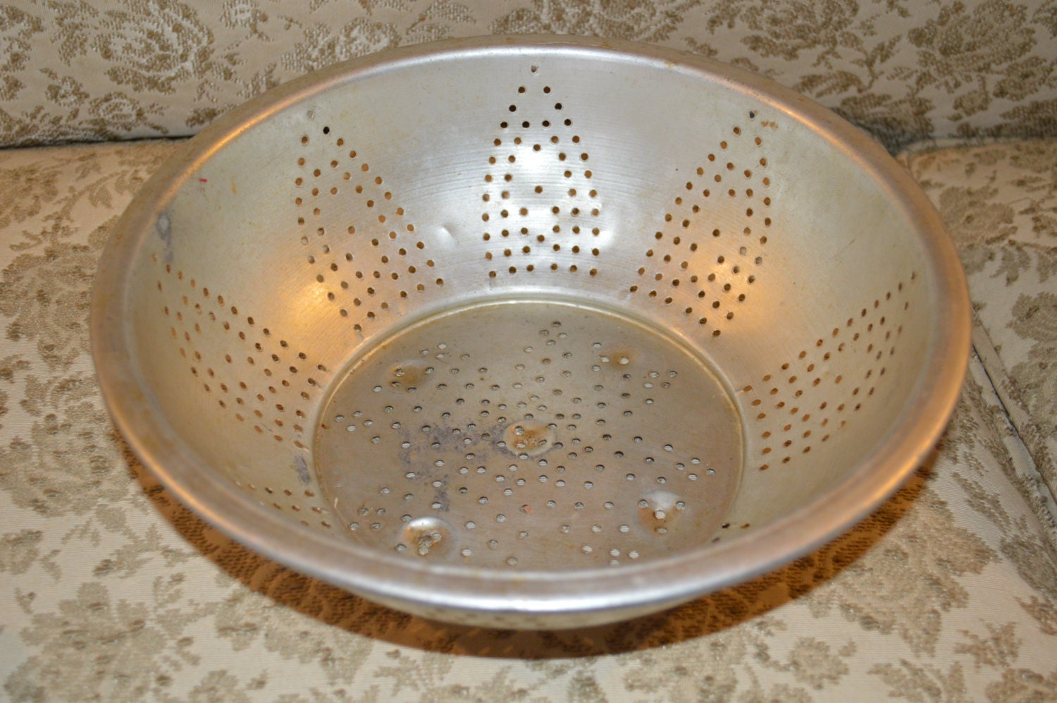 Vintage Aluminum Strainer Colander Retro Vintage Kitchen
