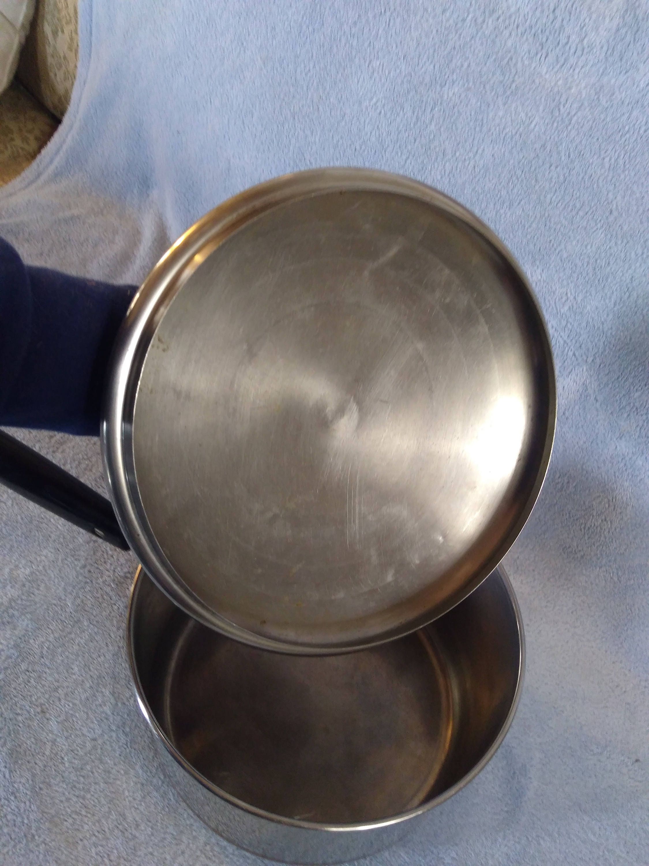 Rare Vintage 3 Quart Revereware Pan Bakelite Handle Revere Ware
