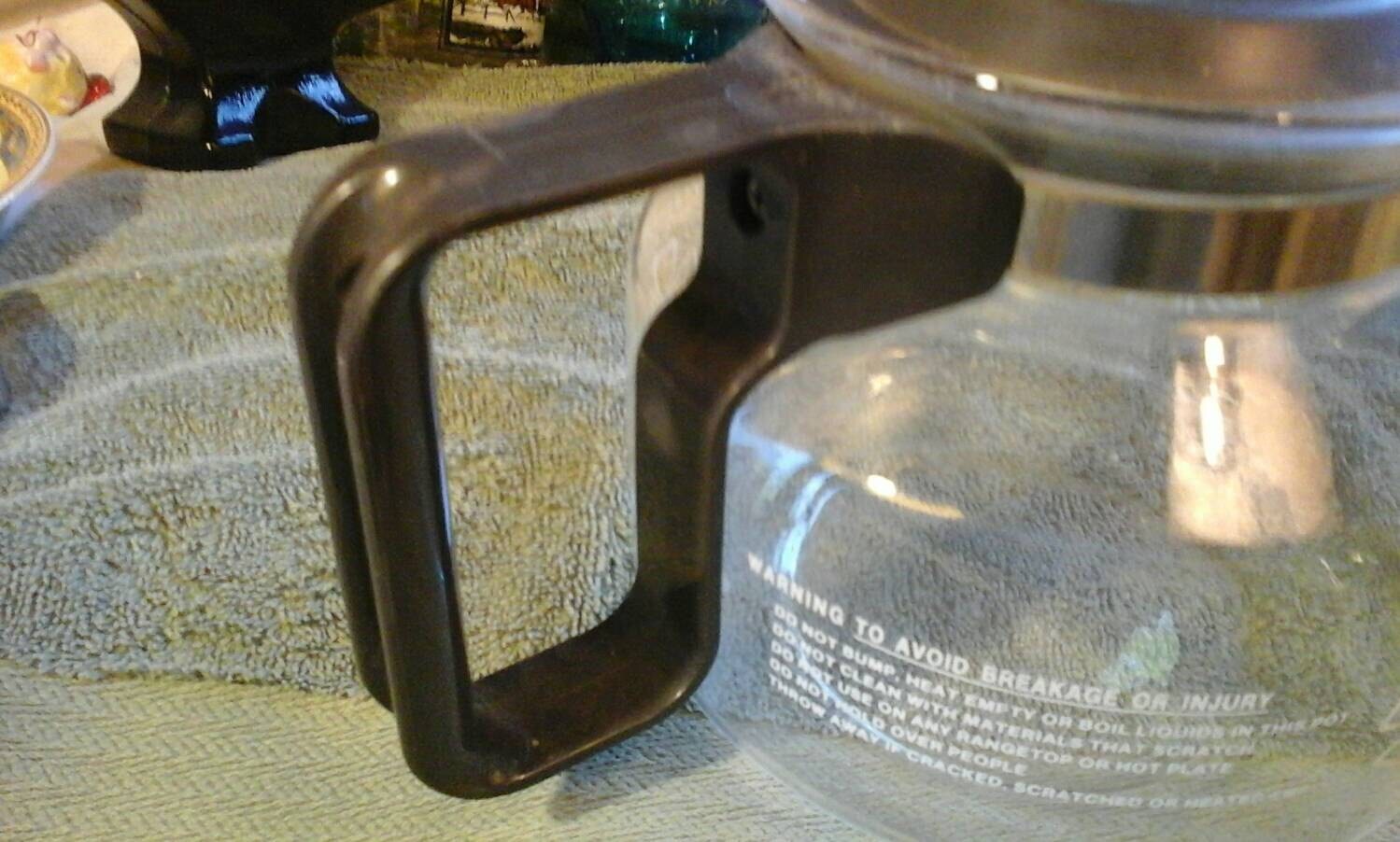 Mr. Coffee Replacement Pot Vintage 10 12 Cup Floral Design Glass