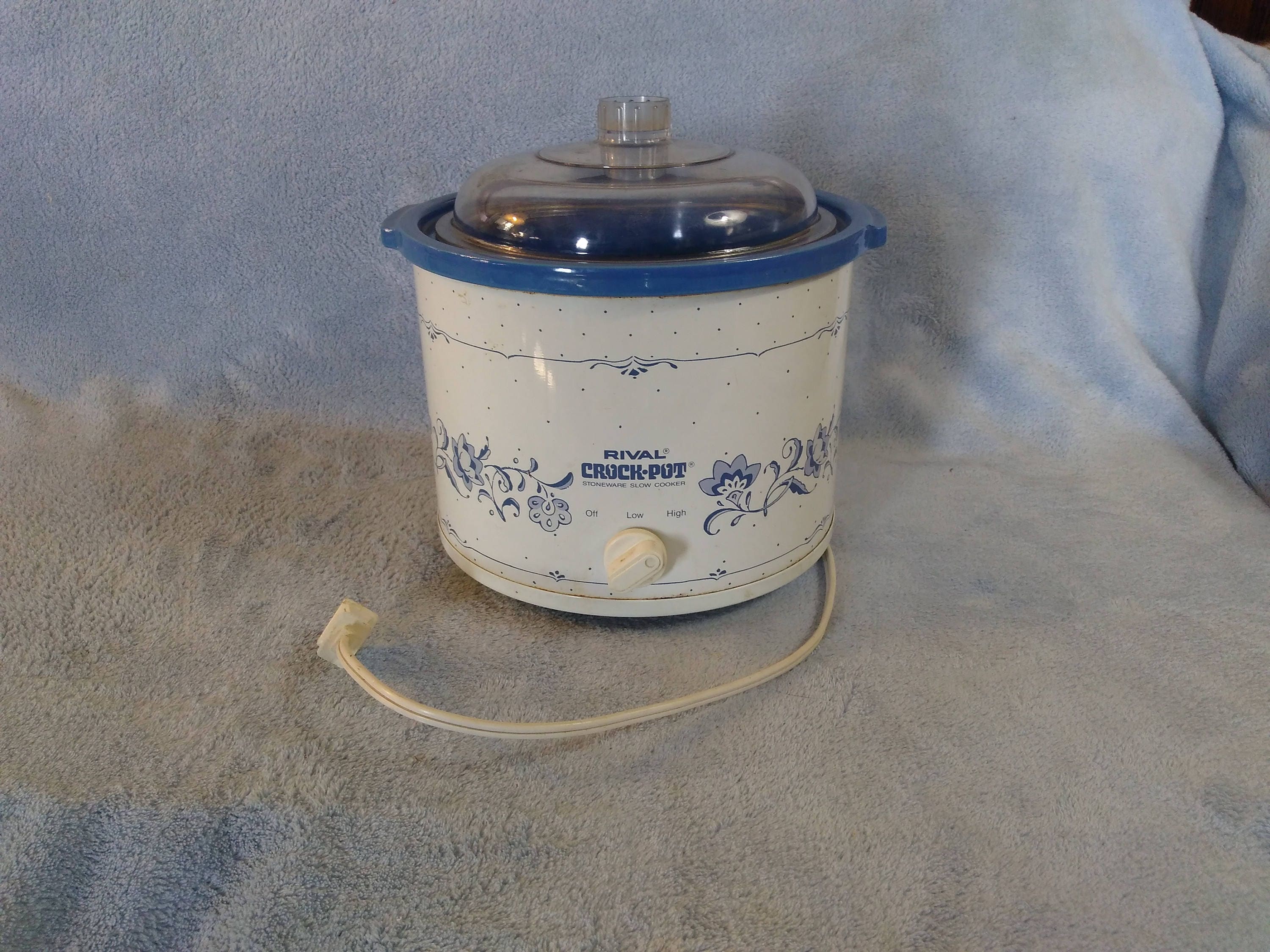 Rival Original 3120 3 Quart Crock Pot Removable Stoneware Slow Cooker