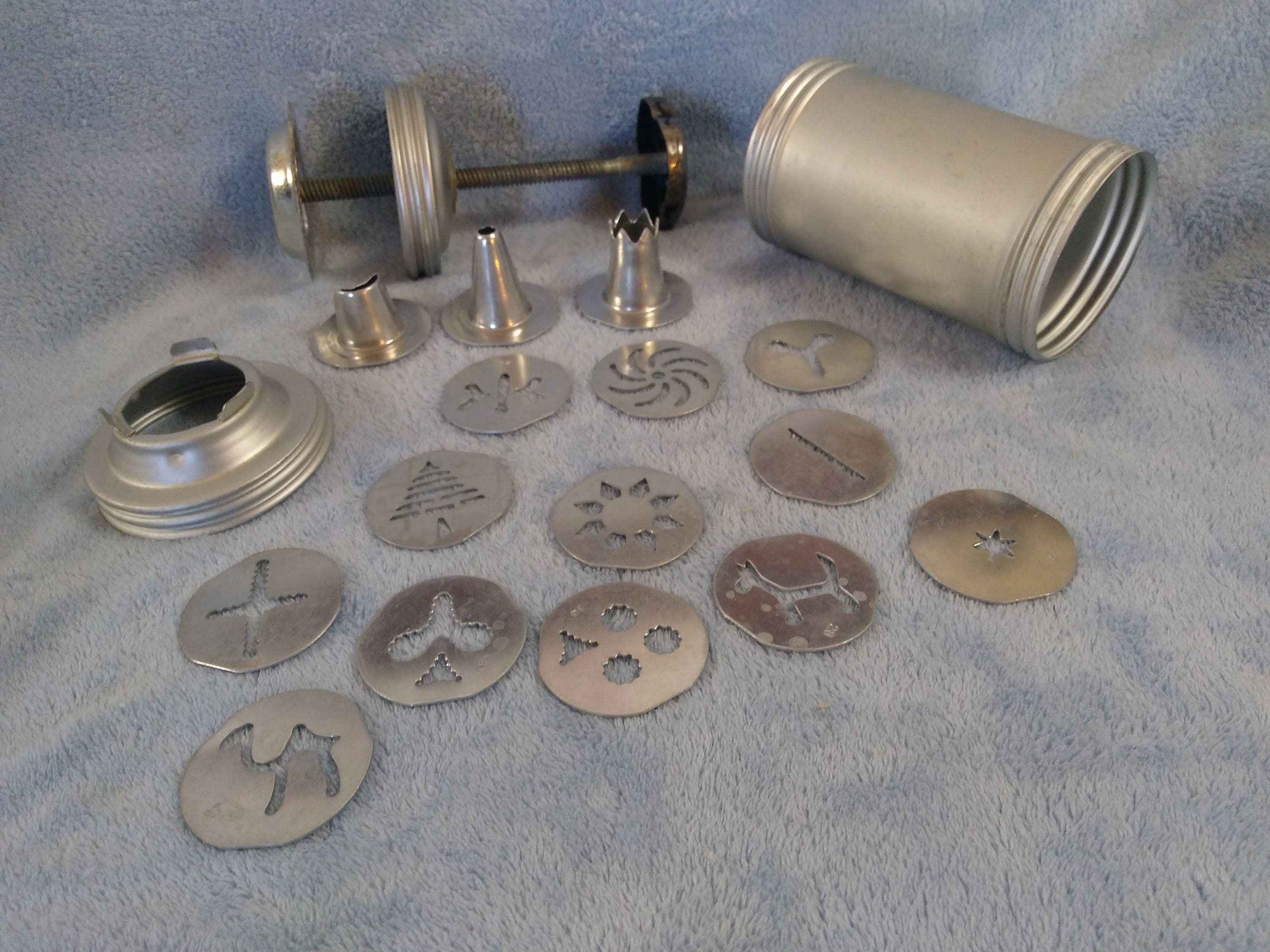 Piping Gun Baking Icing Bag Dispenser Cookie Baker Cake Decorator