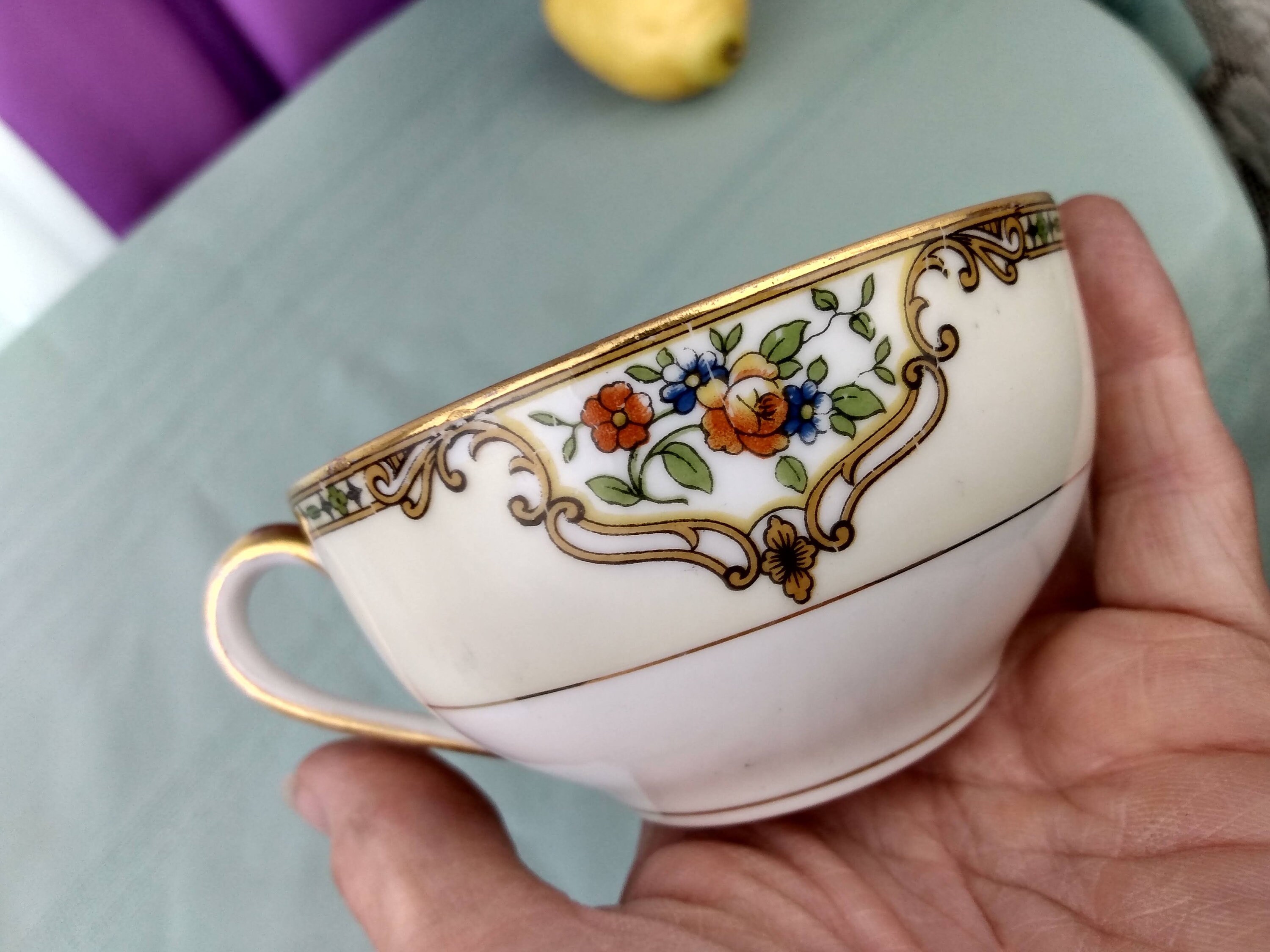 Noritake Morimura China Tea Cup Chelsea Pattern ...