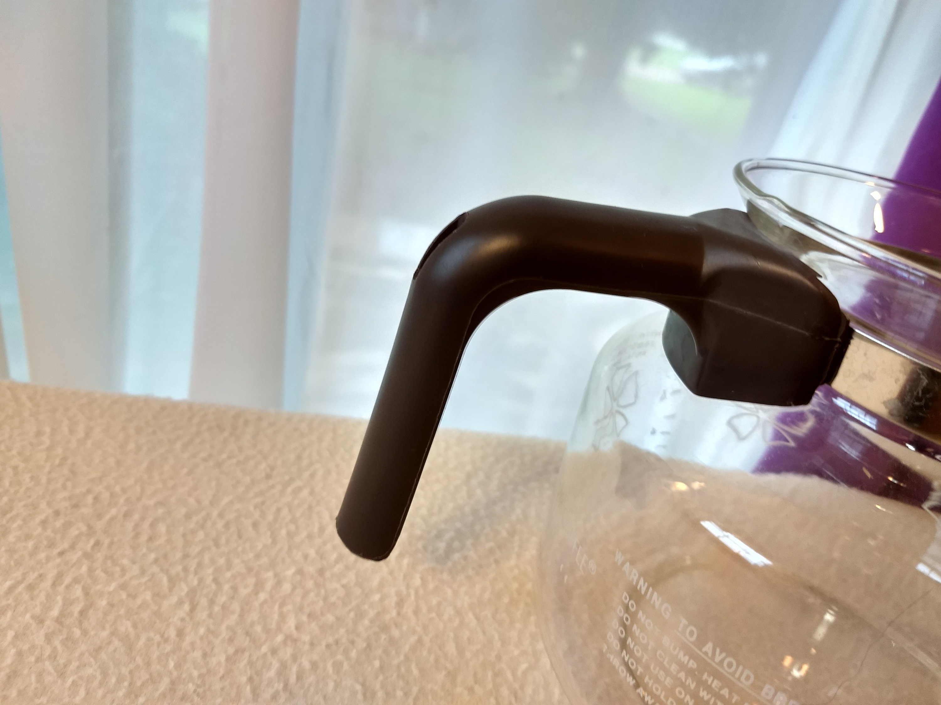 Mr. Coffee Replacement Pot Vintage 10 12 Cup Floral Design Glass