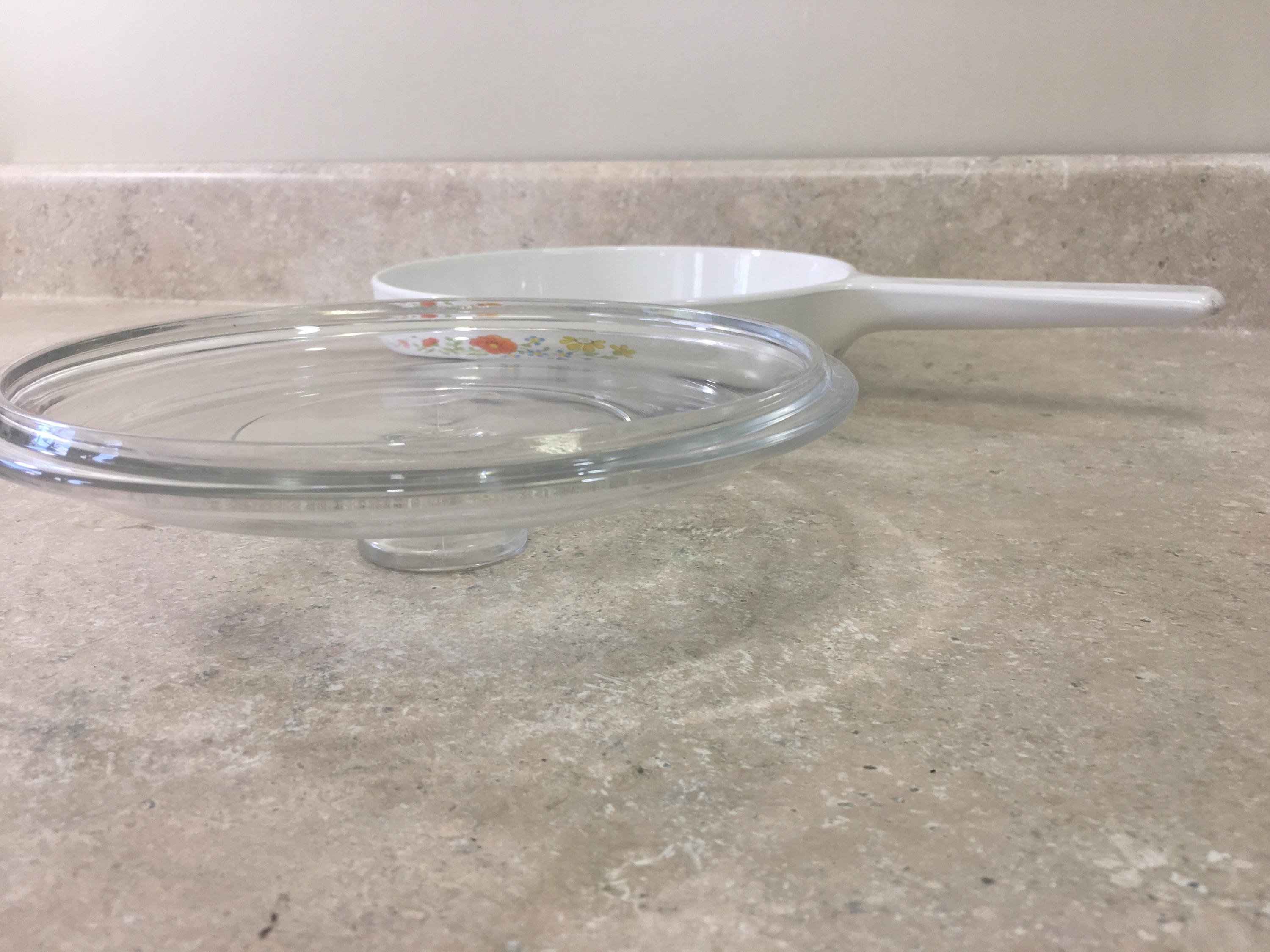 Corning Ware RangeToppers N 8 1/2 B Wildflower Poppy Aluminum Clad