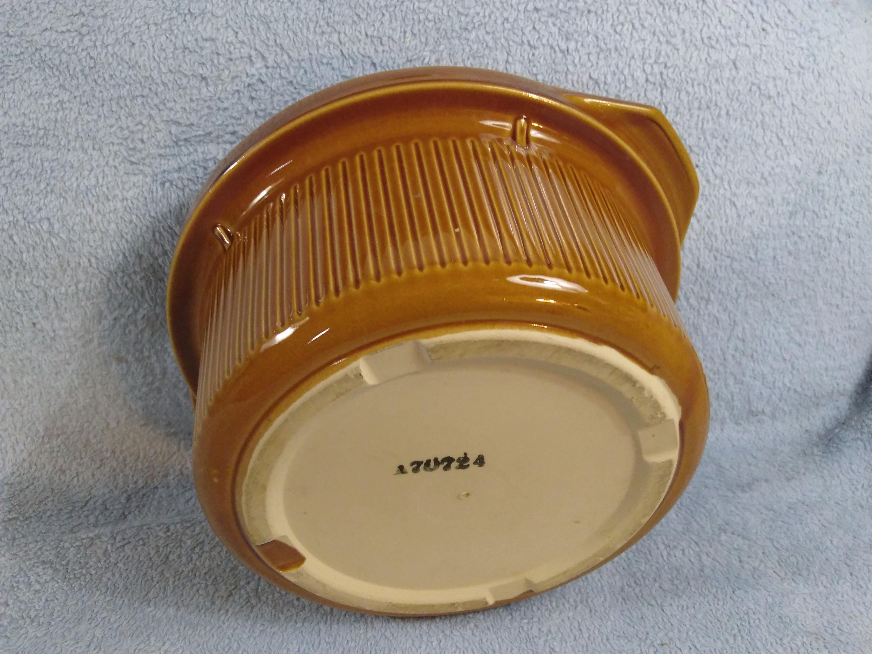 Vintage Rival Replacement Brown Ceramic Stoneware Ceramic Slow Cooker