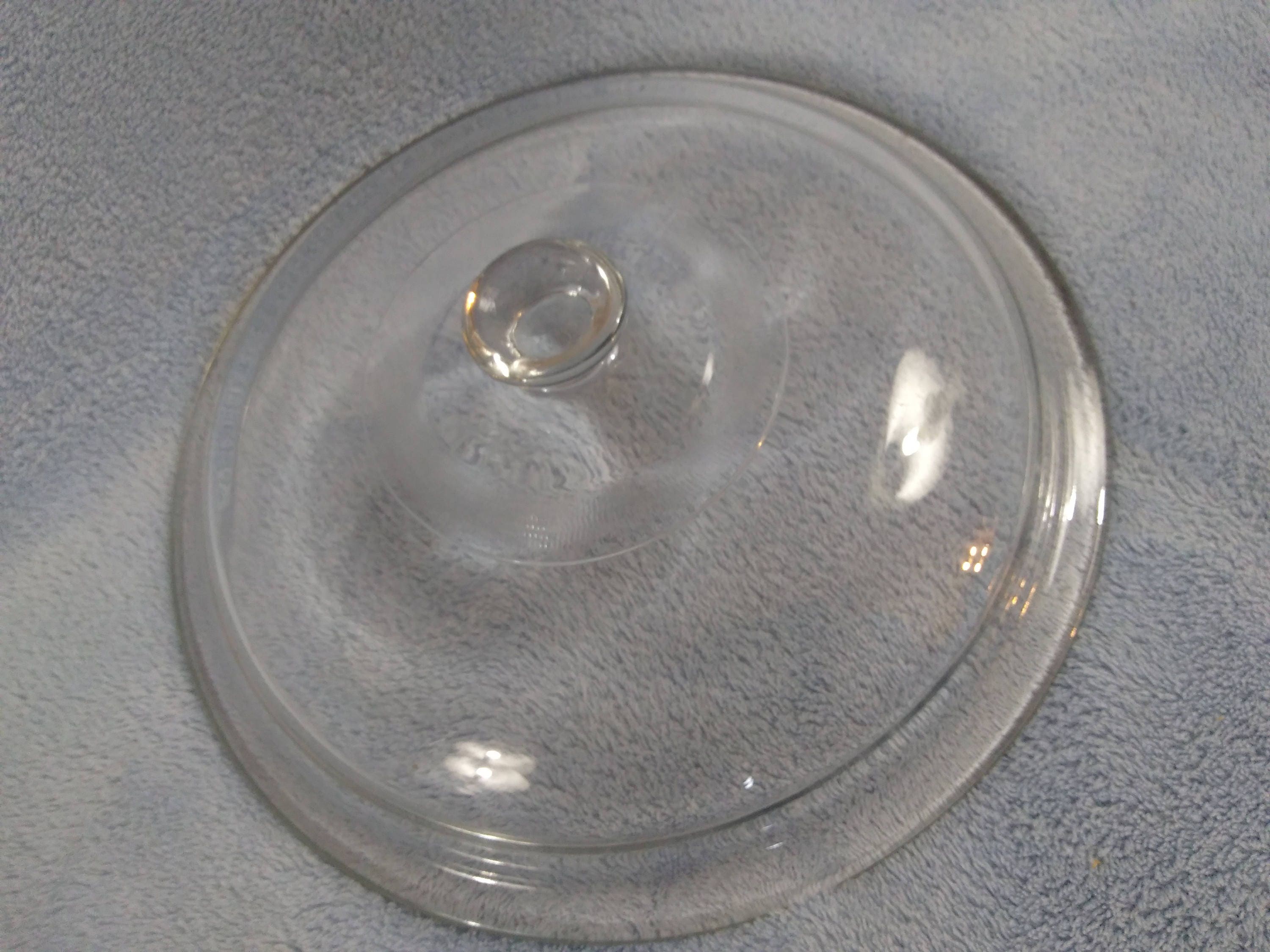 Vintage Rival Crock Pot Slow Cooker Glass Replacement Lid Clear Round ...