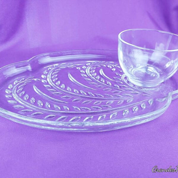 Snack Plate and Cup Etsy