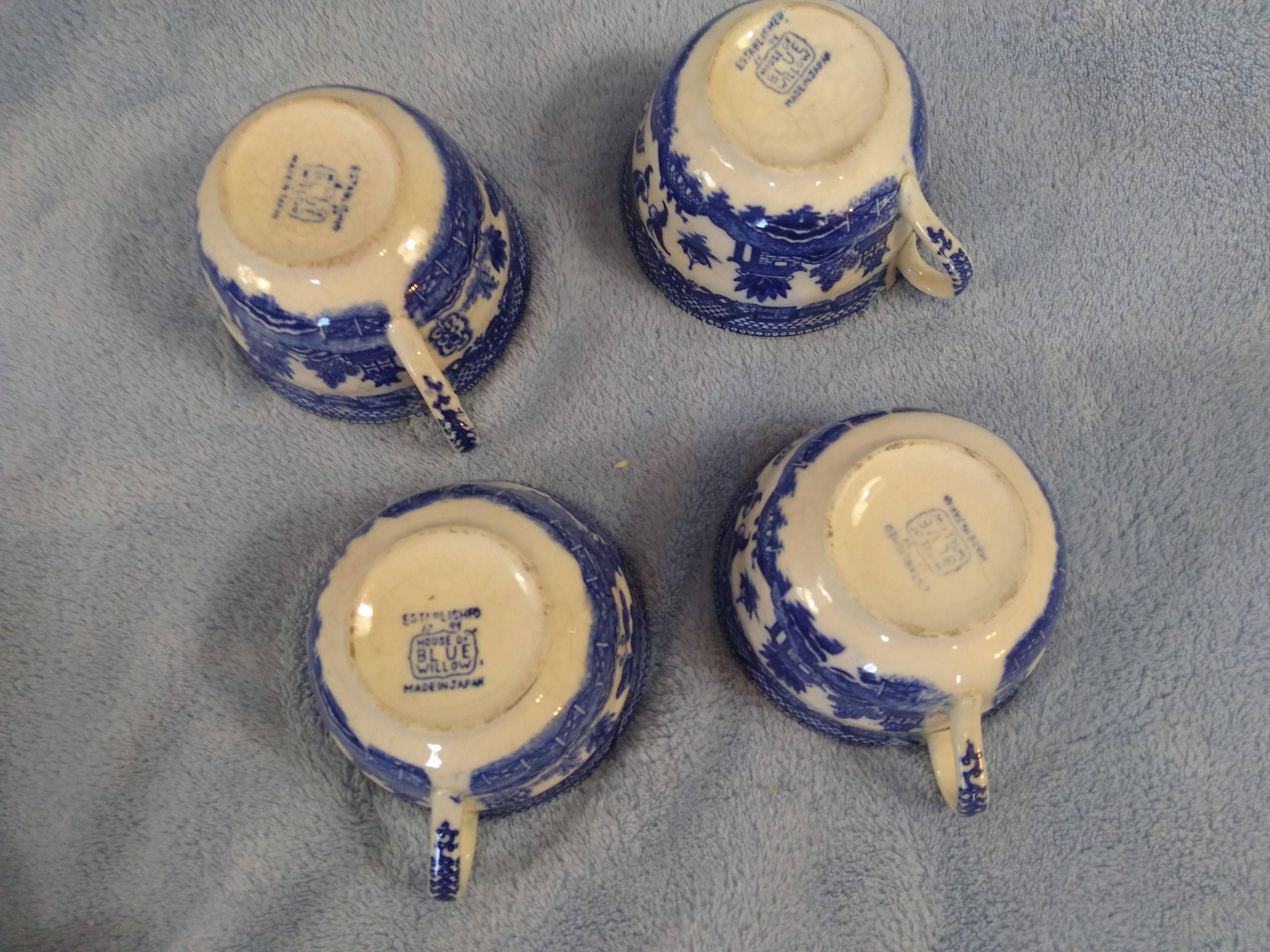 Blue Willow China Blue Willow Tea Cups House Of Blue Willow Est. 1899