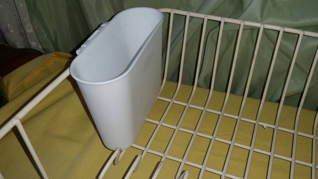 Rubbermaid Dish Drying Rack With Utensil Holder White Vintage Grandes