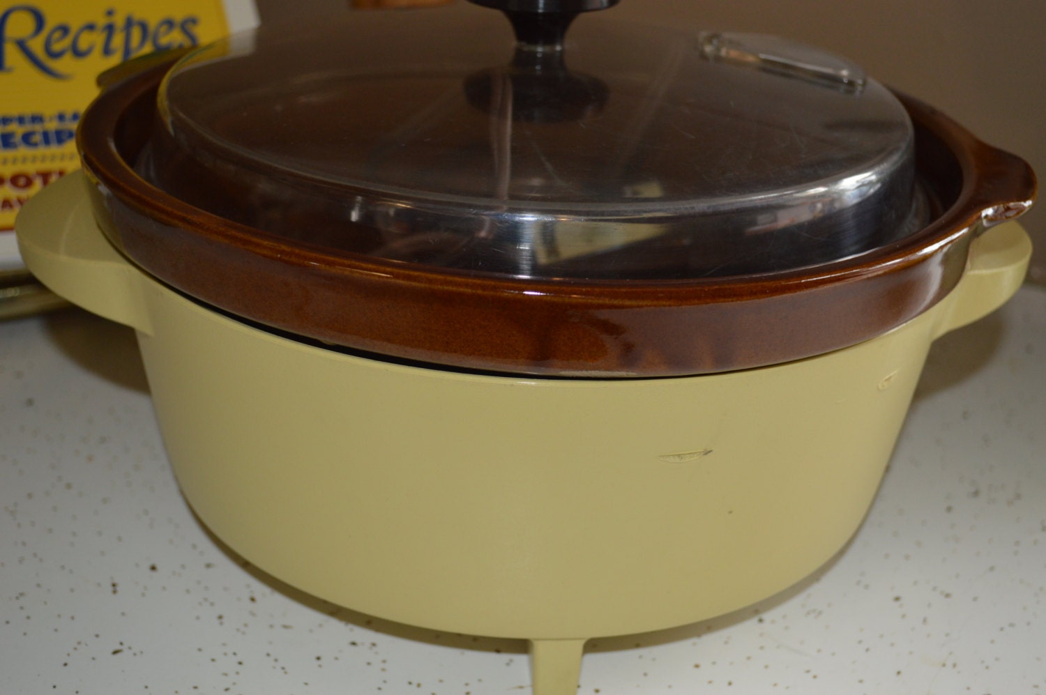 Rare Rival II Crock Pot Model 3500 Slow Cooker Harvest Yellow Casserole