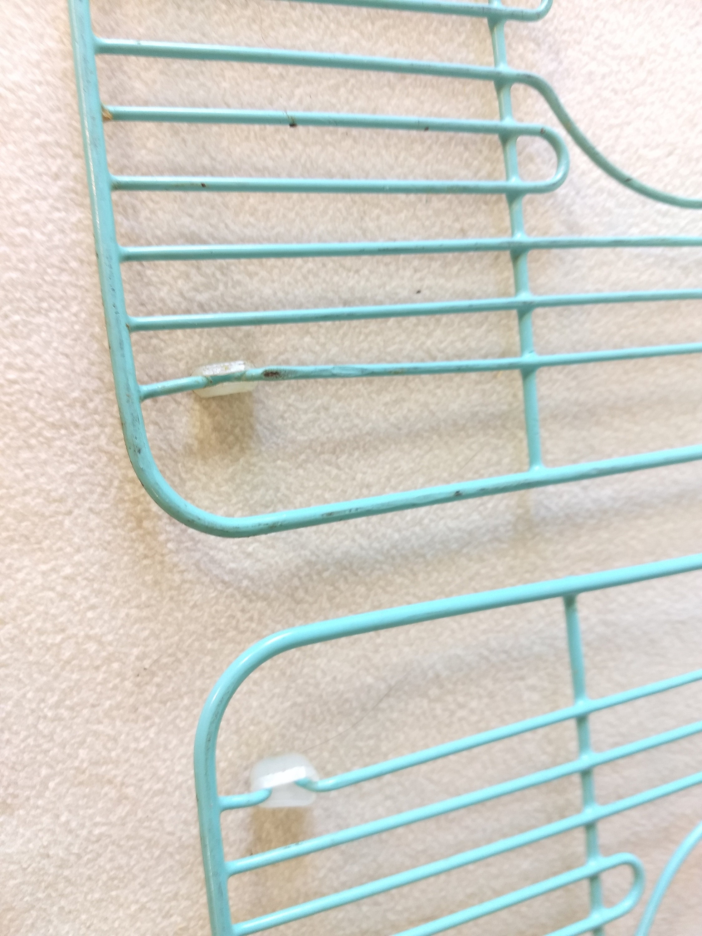 RARE Matching Set of 2 Aqua Classic Vintage Mid Century Rubbermaid Sink