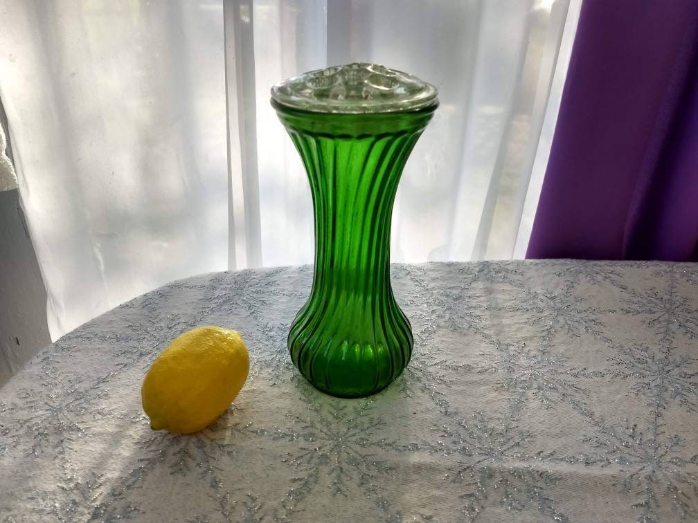 Hoosier Vase With Glass Frog Hoosier Glass 4 With Glass Frog Tulip