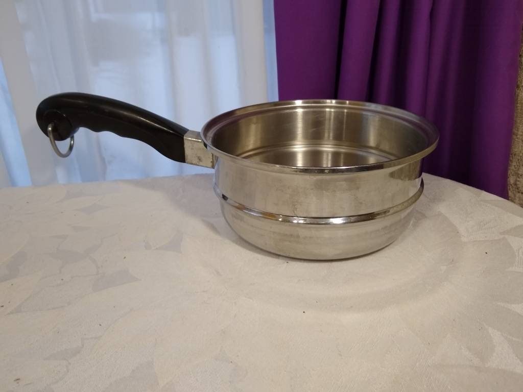 Saladmaster Stainless Steel 8 inch Pan Strainer Mid Century Cookware
