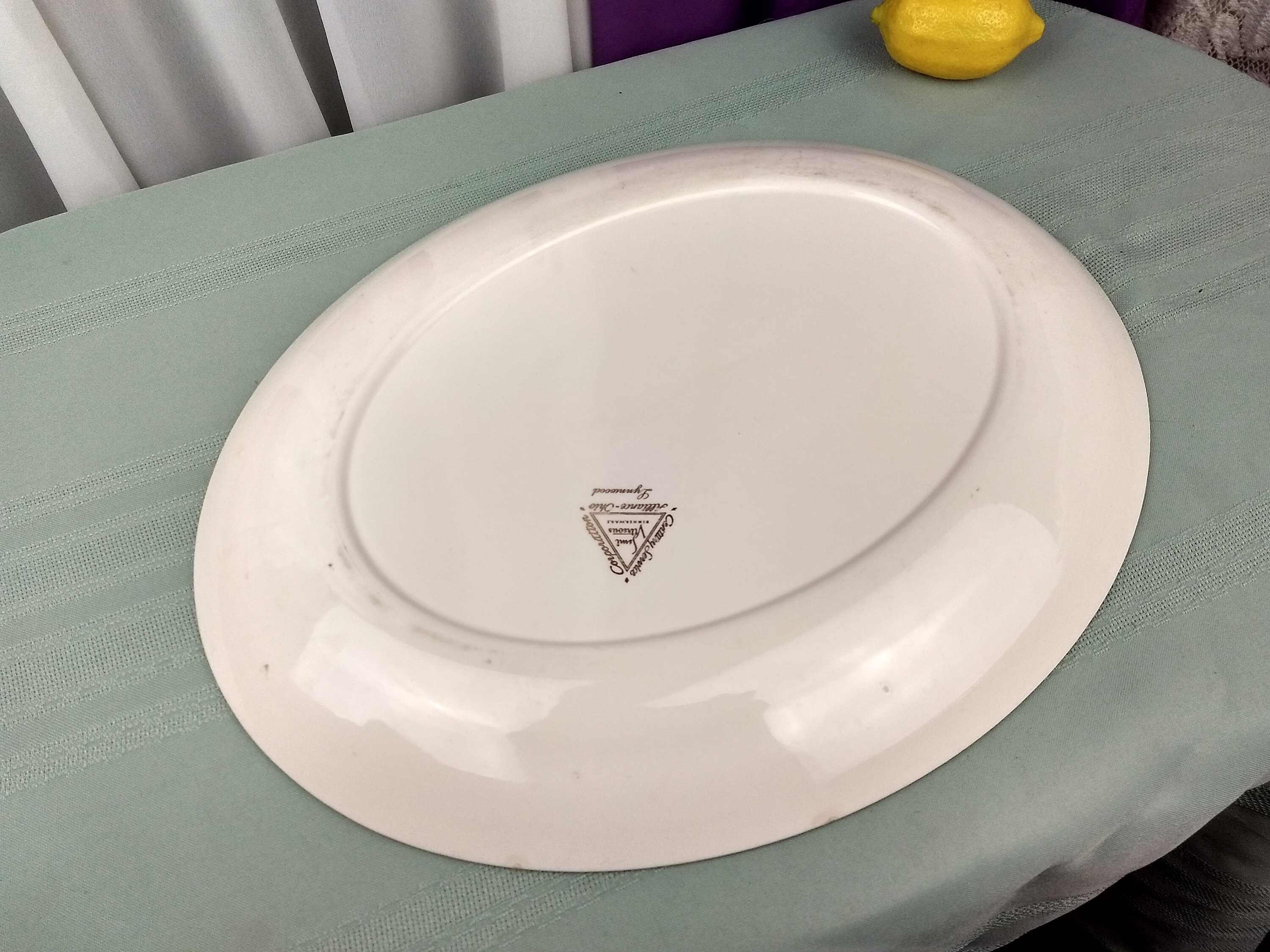 Lynnwood China Platter By Century Service Corporation Ohio Semi