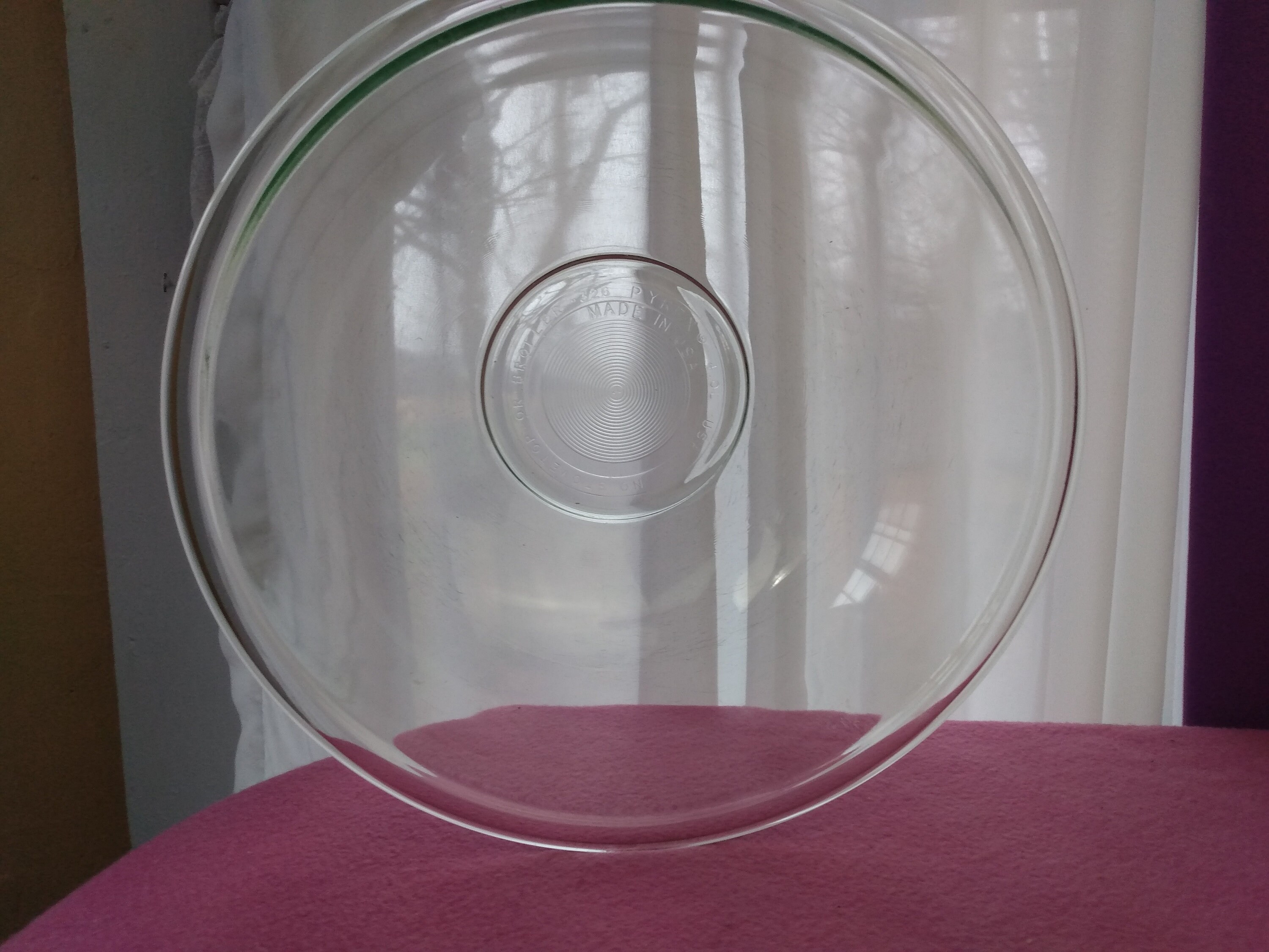 Pyrex Green Tint Clear Glass Visions Mixing Bowl 326 4 Liter Bowl