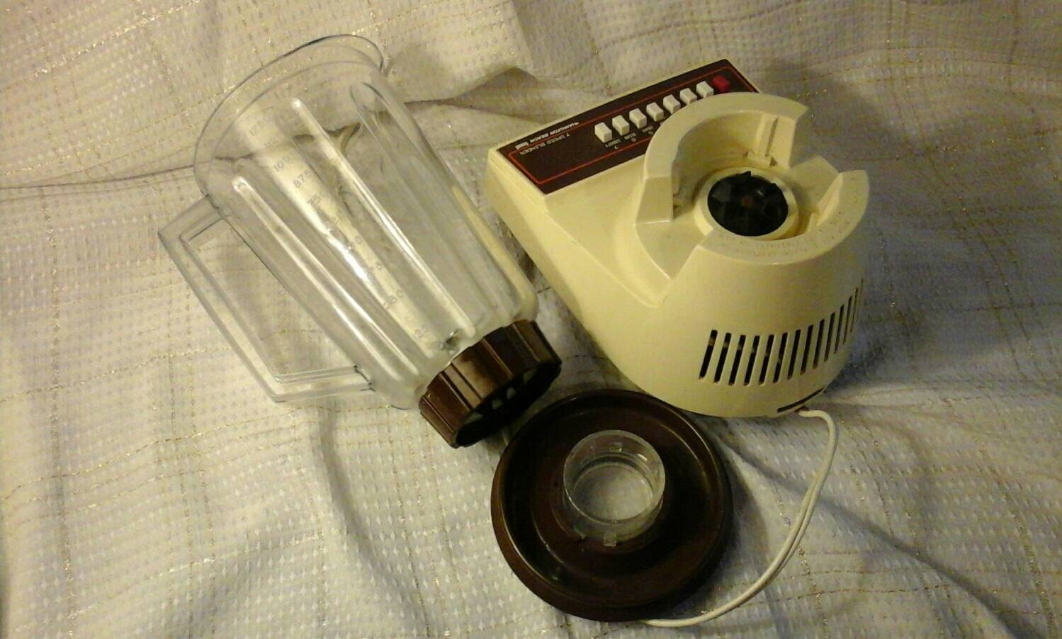 Hamilton Beach Retro 70's Blender Vintage Scoville Blender Brown Tan