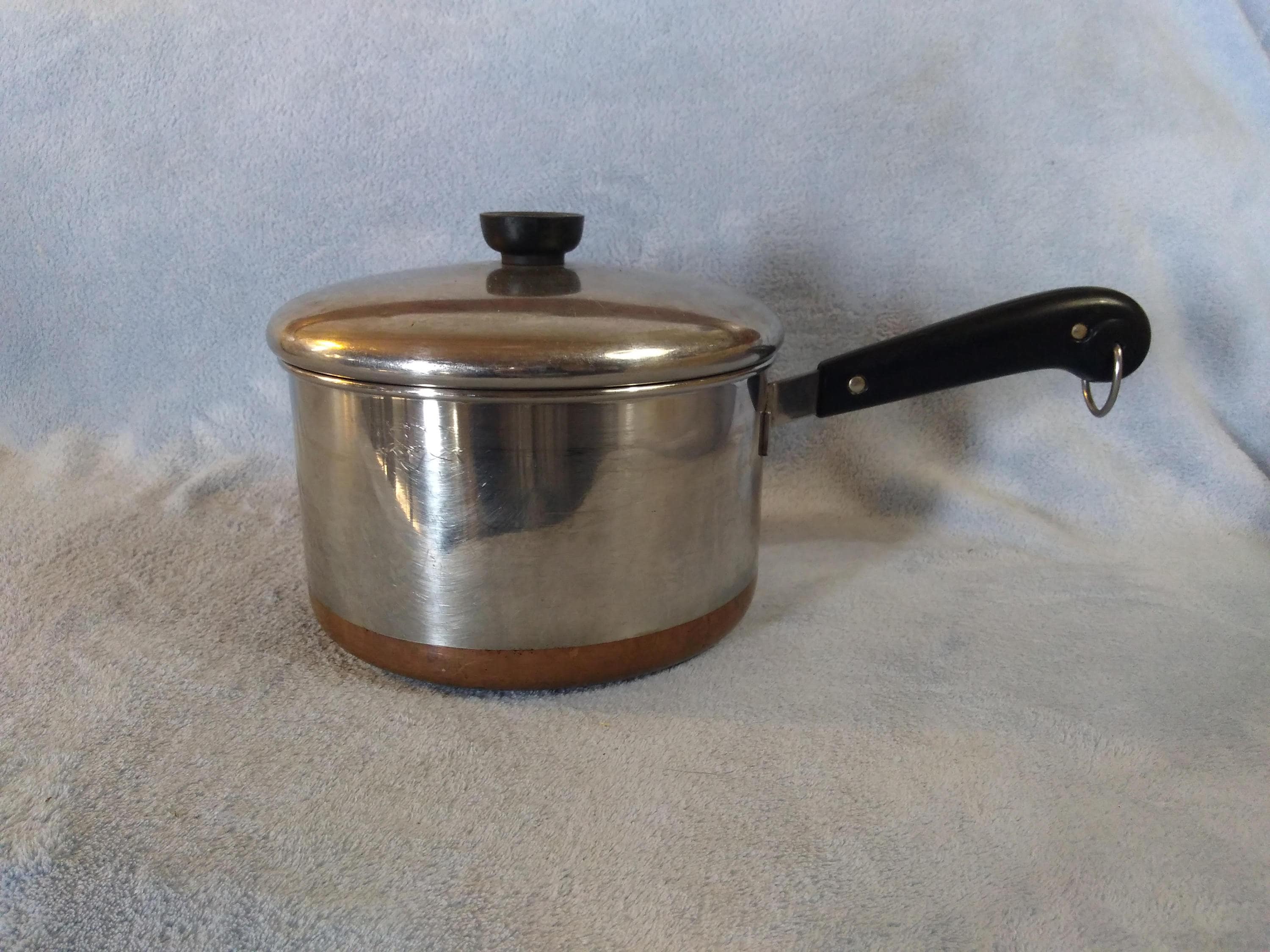 Rare Vintage 3 Quart Revereware Pan Bakelite Handle Revere Ware rare-vintage-3-quart-revereware-pan-bakelite-handle-revere-ware