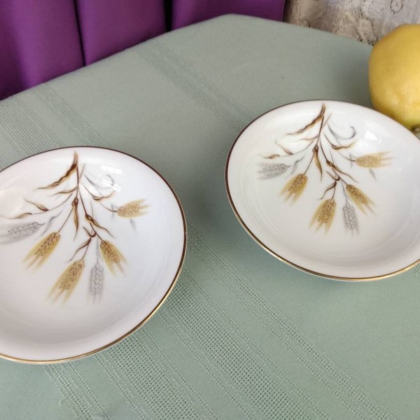 Noritake Wheaton 6 1/4 Inch Berry Bowls # 5414 Set Of 2 Fine China Japan Hand Painted Replacement Formal Dessert Dinnerware GrandesTreasures