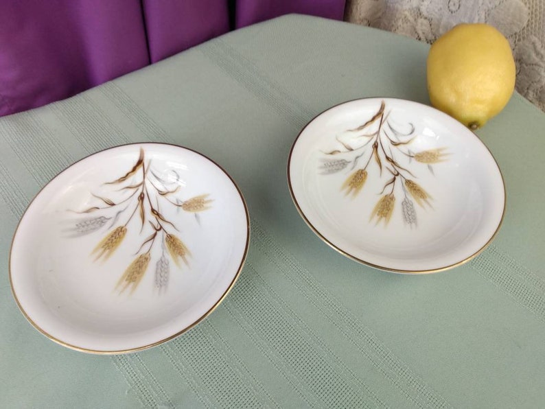 Noritake Wheaton 6 1/4 Inch Berry Bowls 5414 Set Of 2 Fine China Japan Hand Painted Replacement Formal Dessert Dinnerware GrandesTreasures image 1