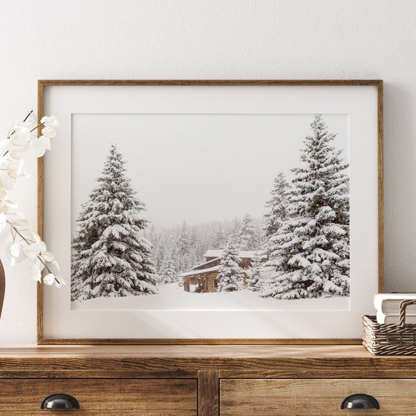 Snow Landscape - Etsy