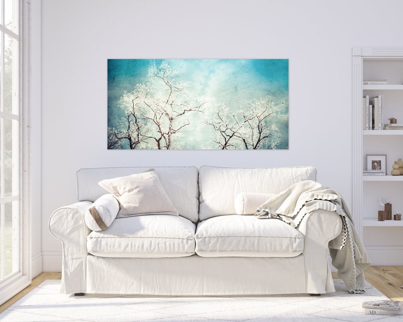 Winter Canvas Wall Art Snow Landscape Dramatic Canvas Print Etsy