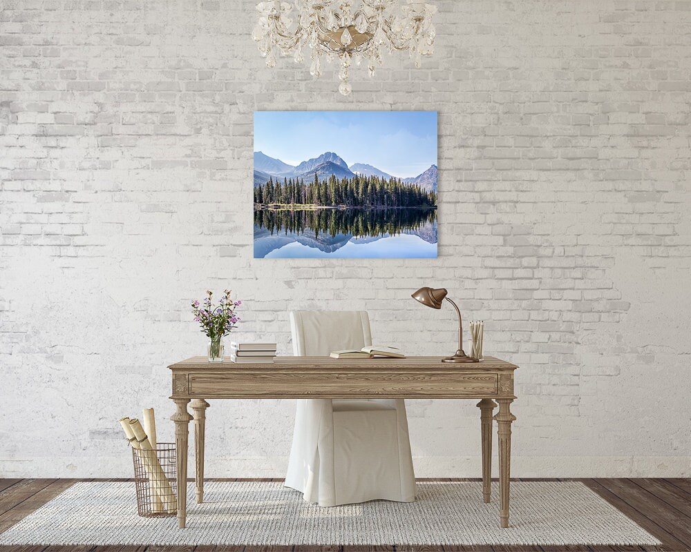 Mountain Canvas Art Mountain Wall Art Landscape Canvas Etsy