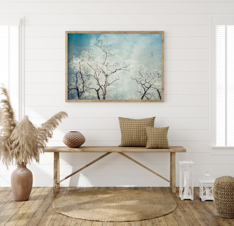 Winter Canvas Wall Art Snow Landscape Dramatic Canvas Print Etsy