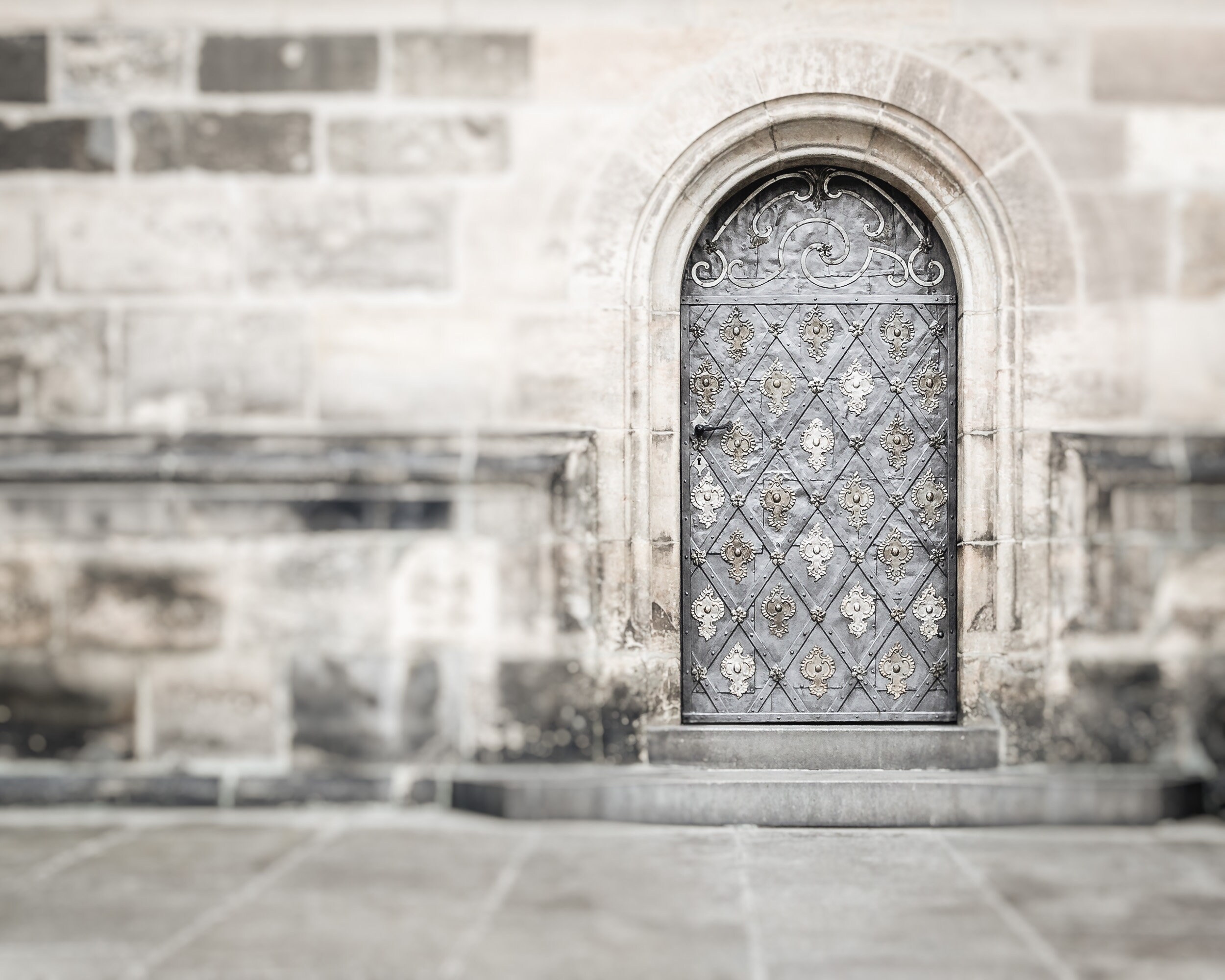 Greige Foyer Wall Art Print or Canvas Art Prague Print Gray Etsy