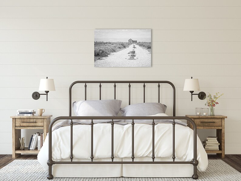 Country Western Wall Art Black and White Colorado Landscape Etsy