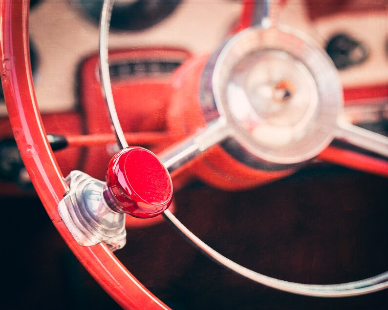 Old Car Canvas Art Man Cave Wall Decor Canvas Art for Men | Etsy