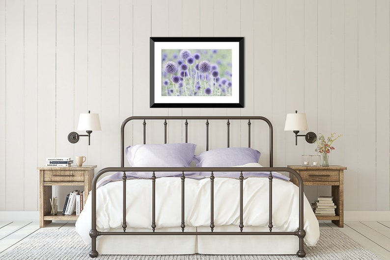 Lavender Wall Art for Bedroom Decor Pastel Purple Flower Etsy